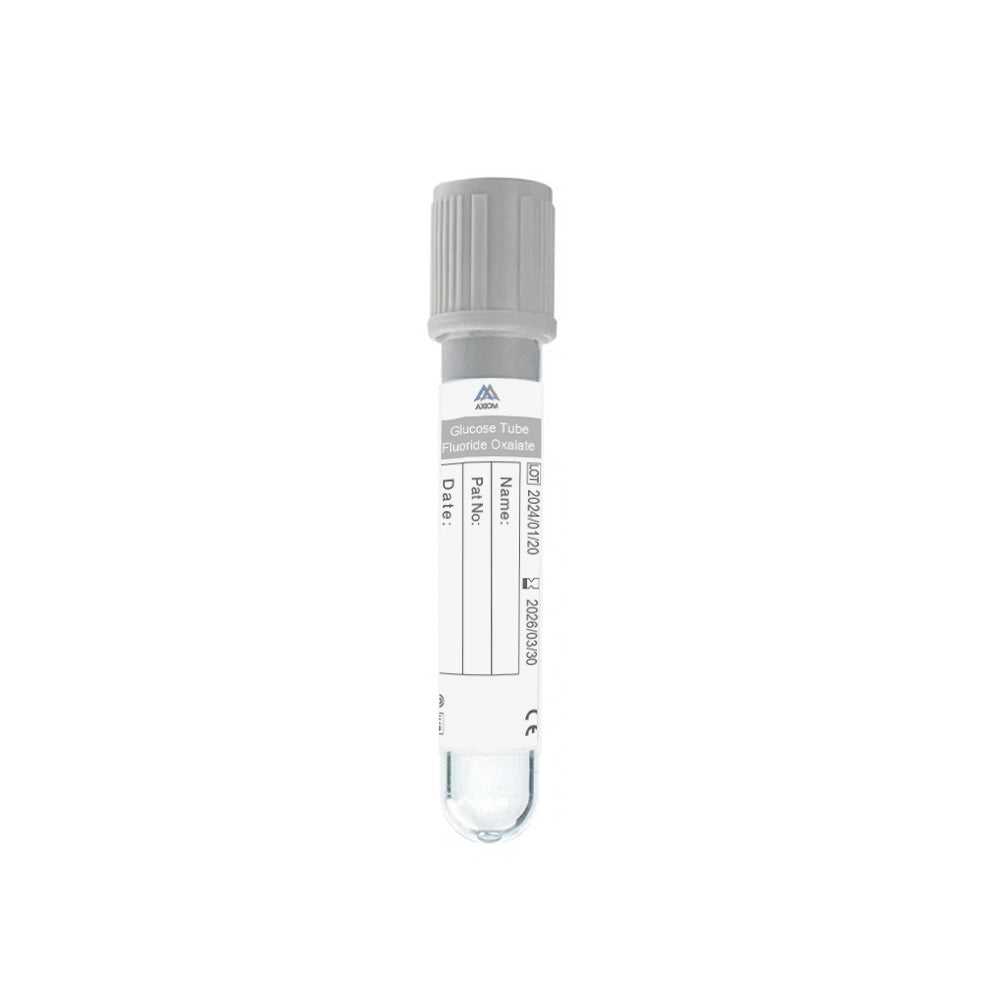 Tubo Gris 2 ml Floruro de sodio + Ox. de Potasio,