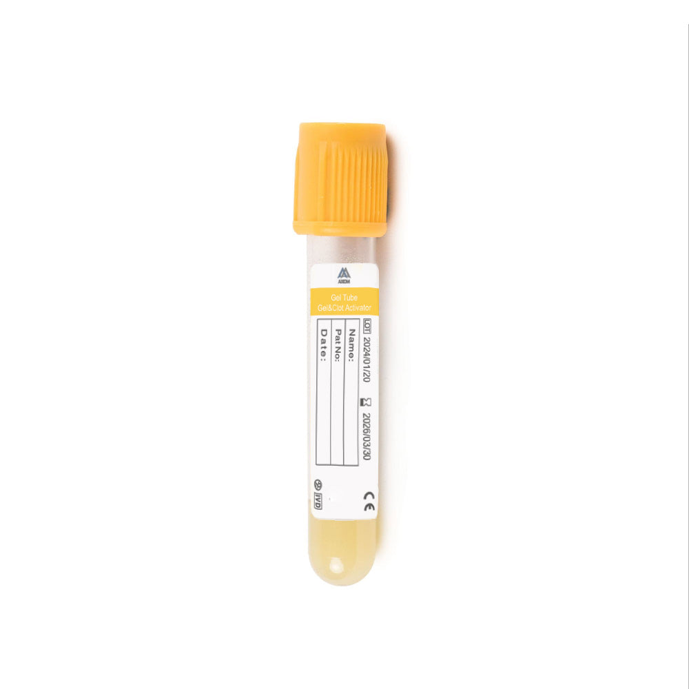 Tubo Amarillo Pediátrico Activ Coag y Gel Sep - 1 ml