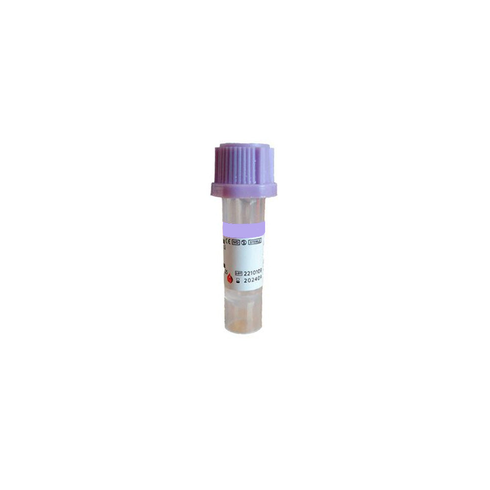 Tubo Lila Pediatrico 1ml EDTA-K2.