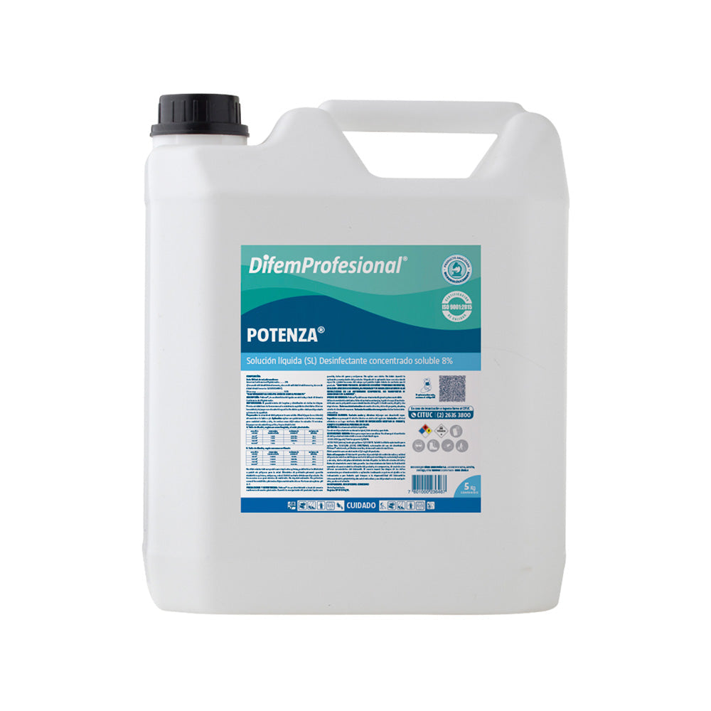 Desinfectante Liquido Potenza - 5 Lt