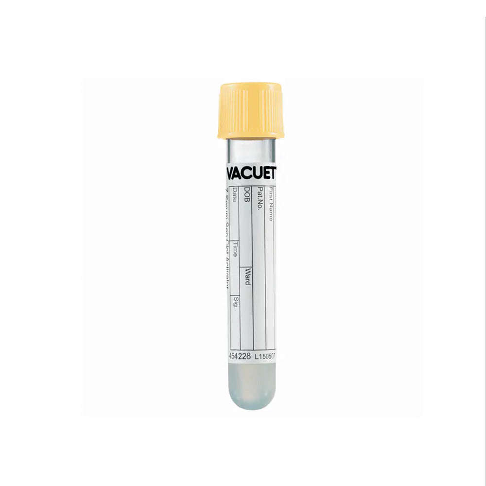 Tubo Amarillo Activ Coag y Gel Sep - 3,5 ml